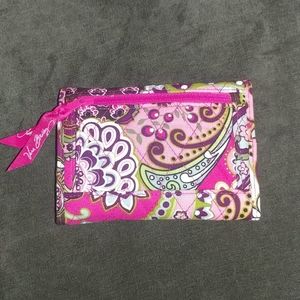 Vera Bradley Very Berry Paisley Purple Pink Tri-Fo